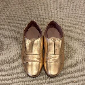 Rose Gold Loafers, Made in Italy